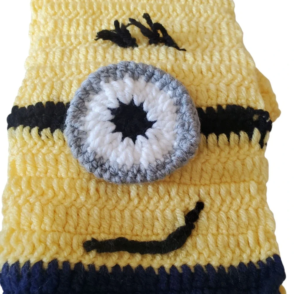 Handmade Crochet Minion Scarf 61